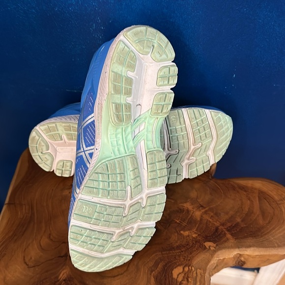 ASICS Gel Kayano 26 Blue Coast Pure Silver Running Shoes Women’s Size 9 - Picture 6 of 7